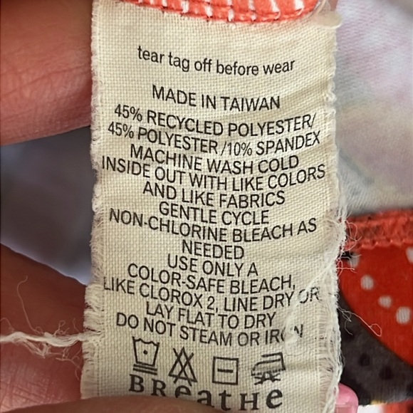 PrAna Breathe Twist Front Pink/Black Print Athletic Sleeveless Dress Size Small - Picture 11 of 11